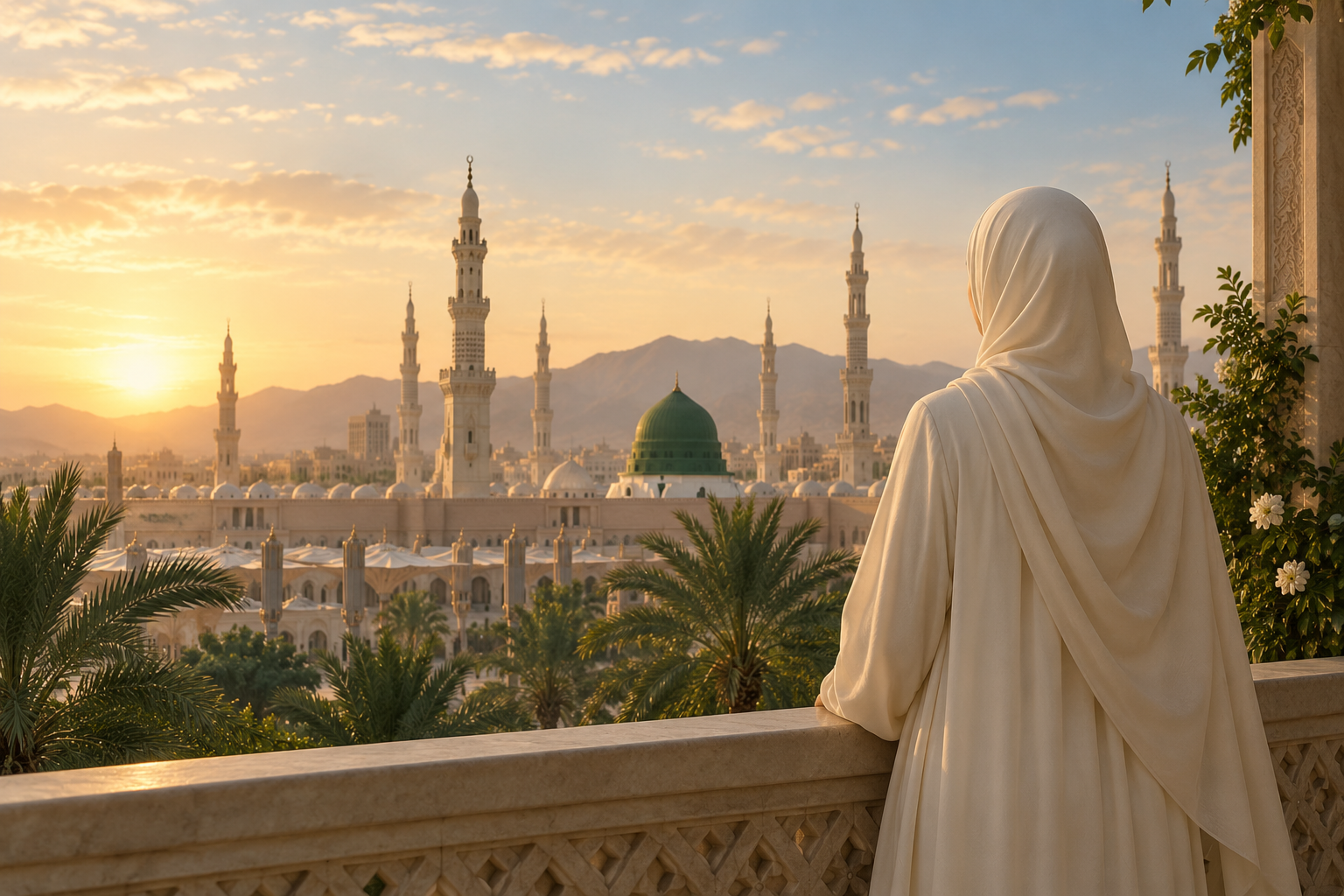 Ilustrasi suasana Madinah